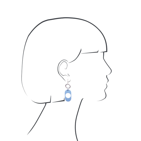 Happy Medium Drop Earring - Blue