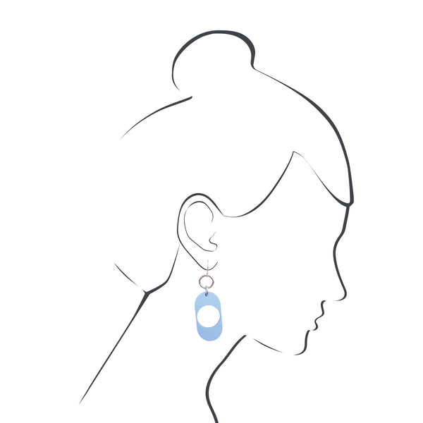 Helix Drop Earring - Blue