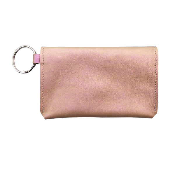 Keychain Card Holder - Pearl Pink