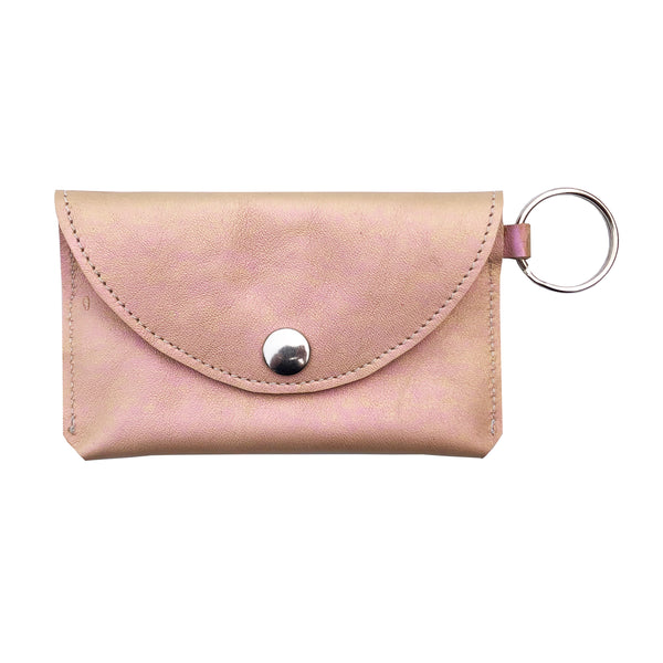 Keychain Card Holder - Pearl Pink